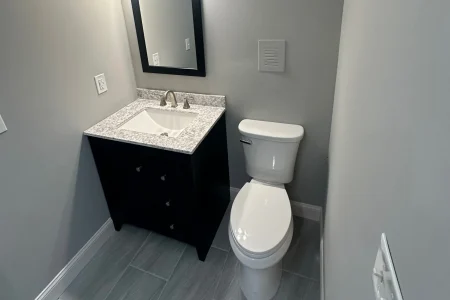 small-bathroom-renovation-knoxville-tn.webp Small bathroom remodel in Knoxville, TN maximizing space with corner shower and floating sink